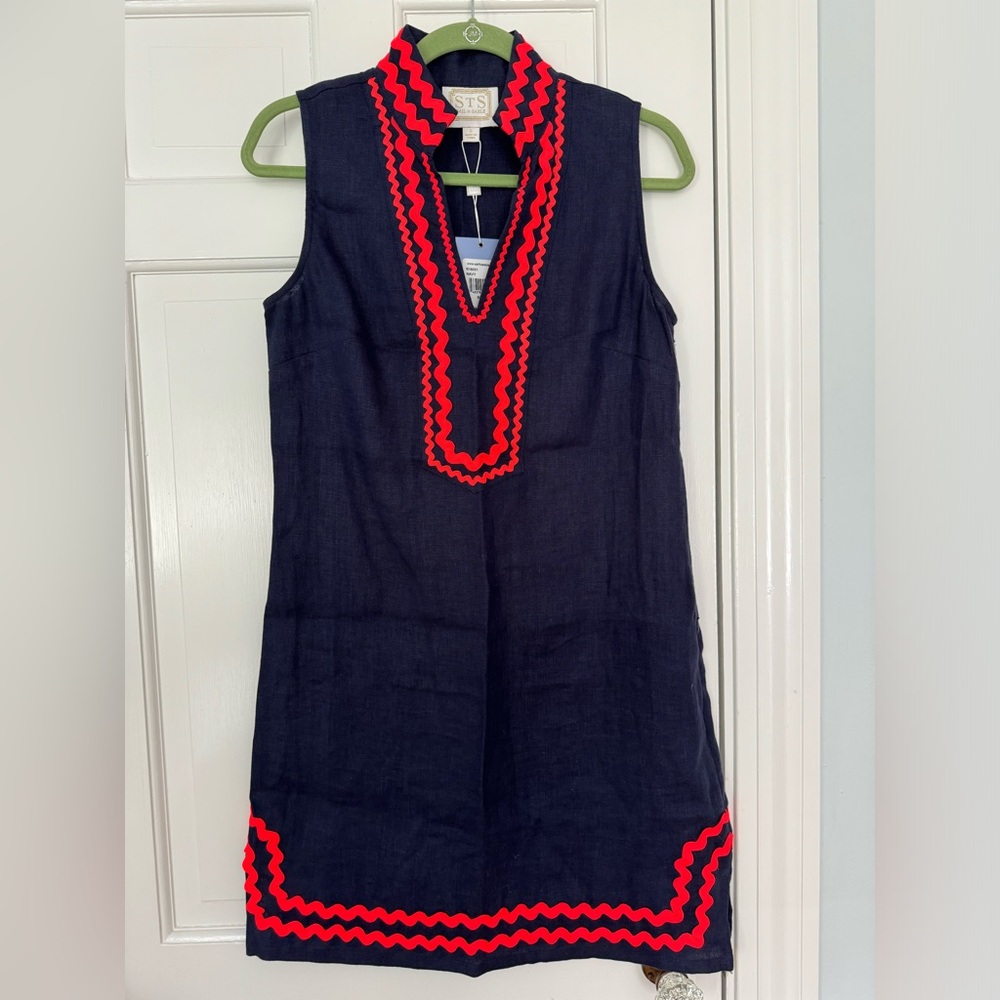 NWT Sail to Sable STS Ric Rac Tunic Shift Dress